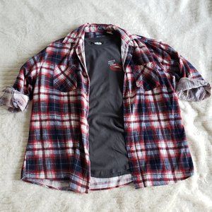 Oversized Plaid Flannel Size L
